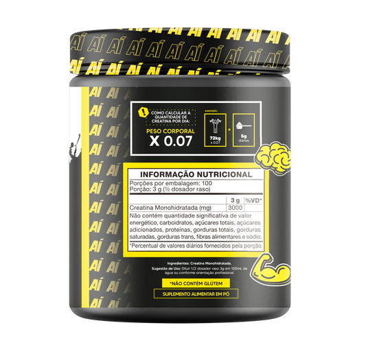 CREATINA MICRONIZADA 100% 300G