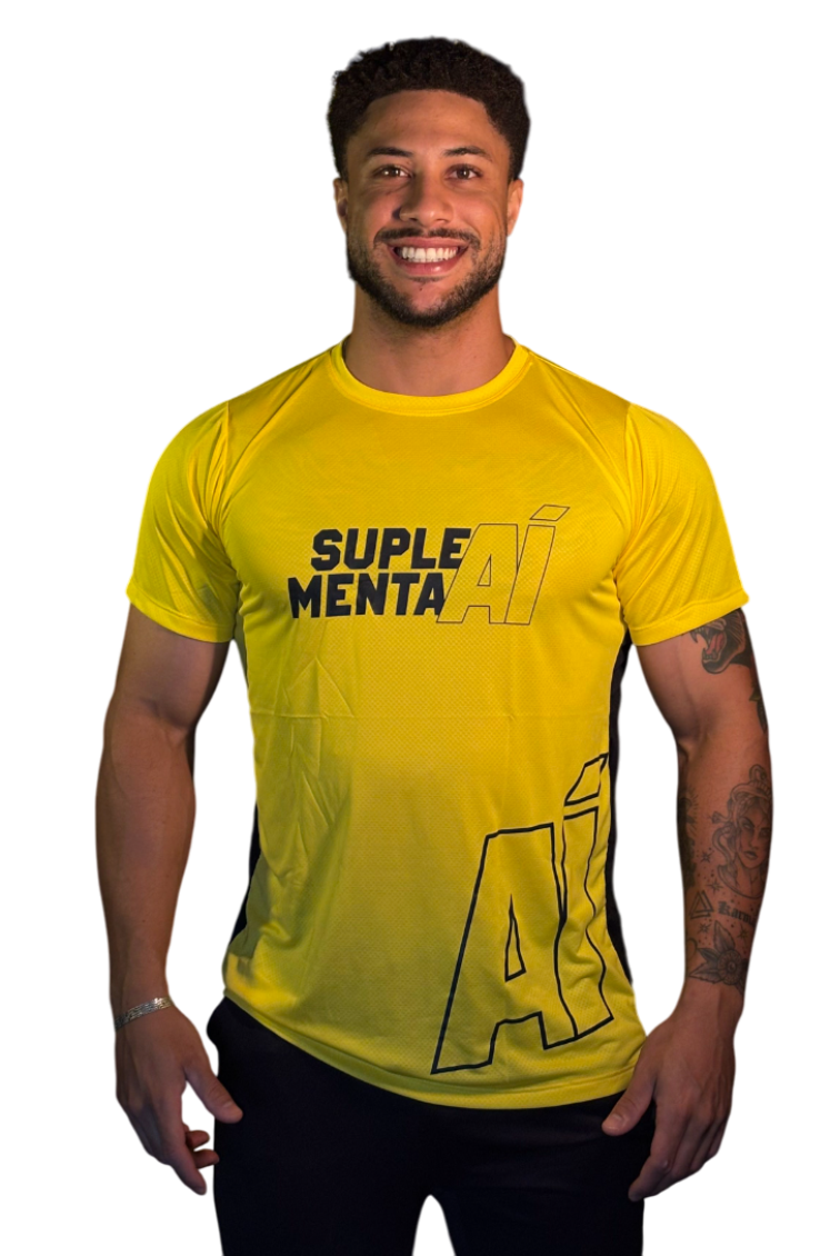 CAMISETA SUPLEMENTA AÍ AMARELA
