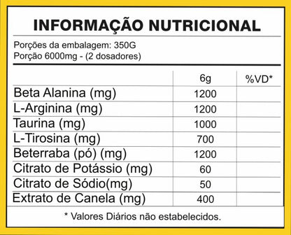 ATIVA AÍ ZERO CAFEÍNA 350G - MORANGO