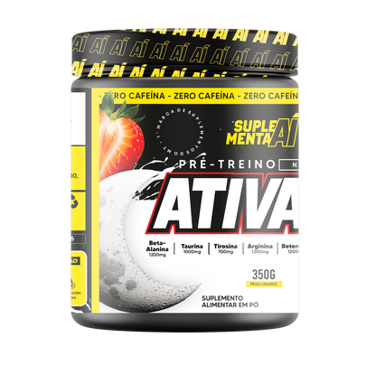 ATIVA AÍ ZERO CAFEÍNA 350G - MORANGO