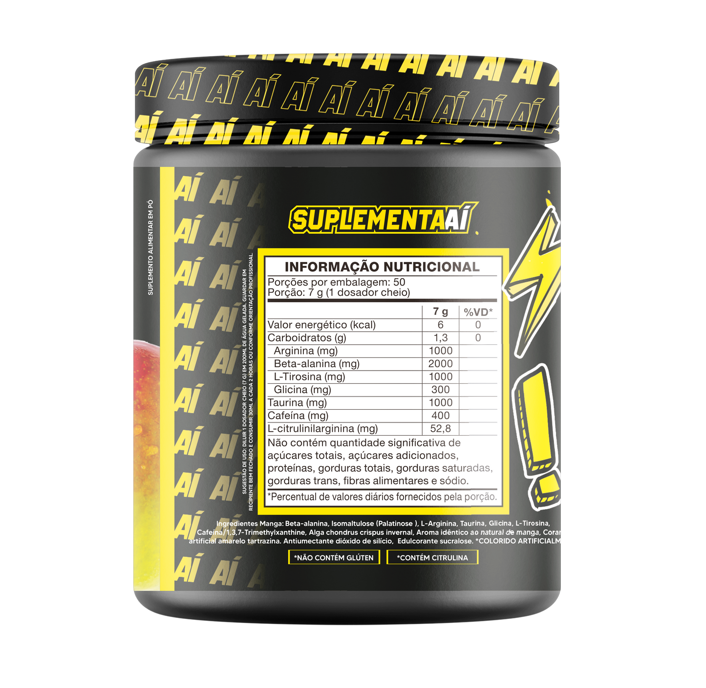 PRÉ TREINO ATIVA AÍ 350G - MANGA FRESCA