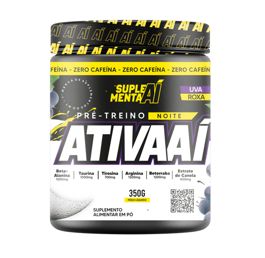 (LANÇAMENTO) ATIVA AI NOITE ZERO CAFEÍNA 350G -  UVA ROXA